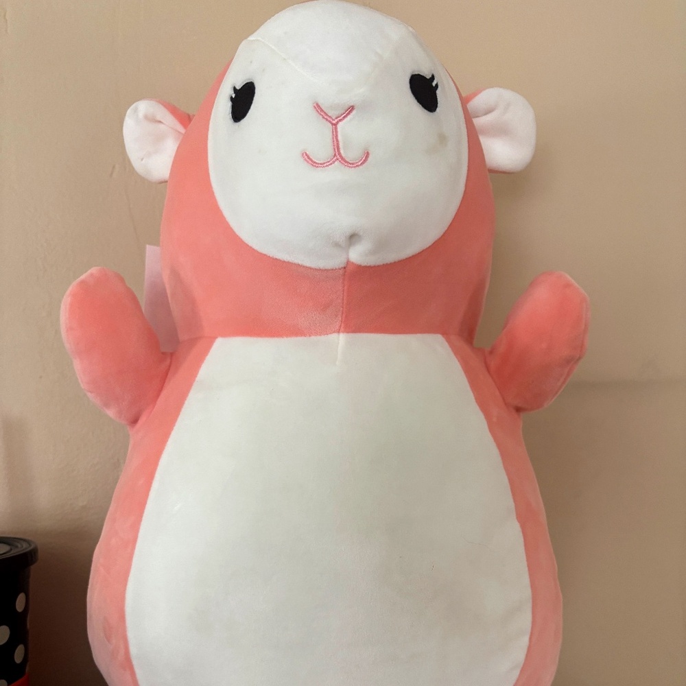 Hug Mees by Squishmallows, large stuffed plush animal, lamb, ELSA